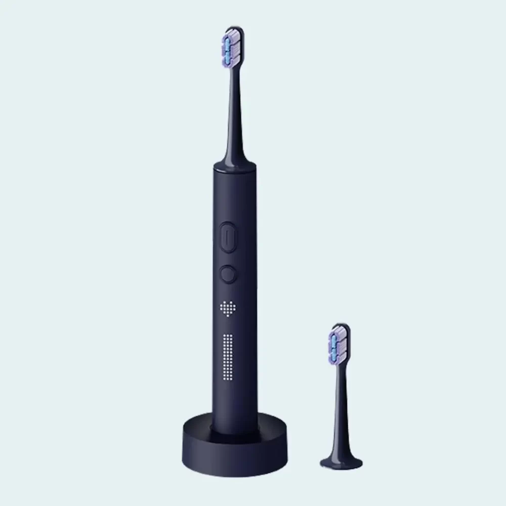 an electric toothbrush