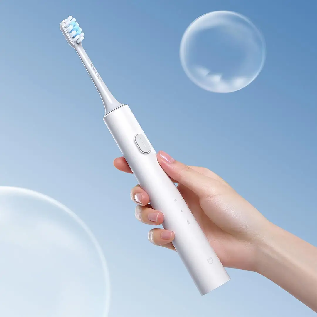 an electric toothbrush