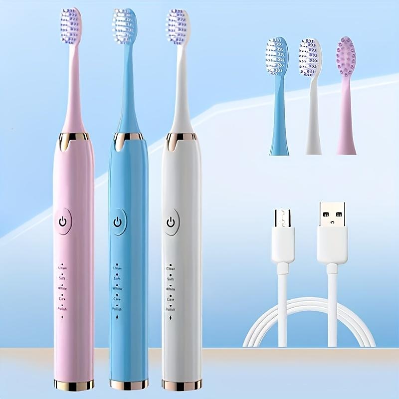 brush with an electric toothbrush