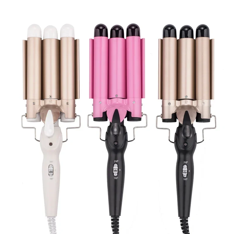 triple barrel curling iron