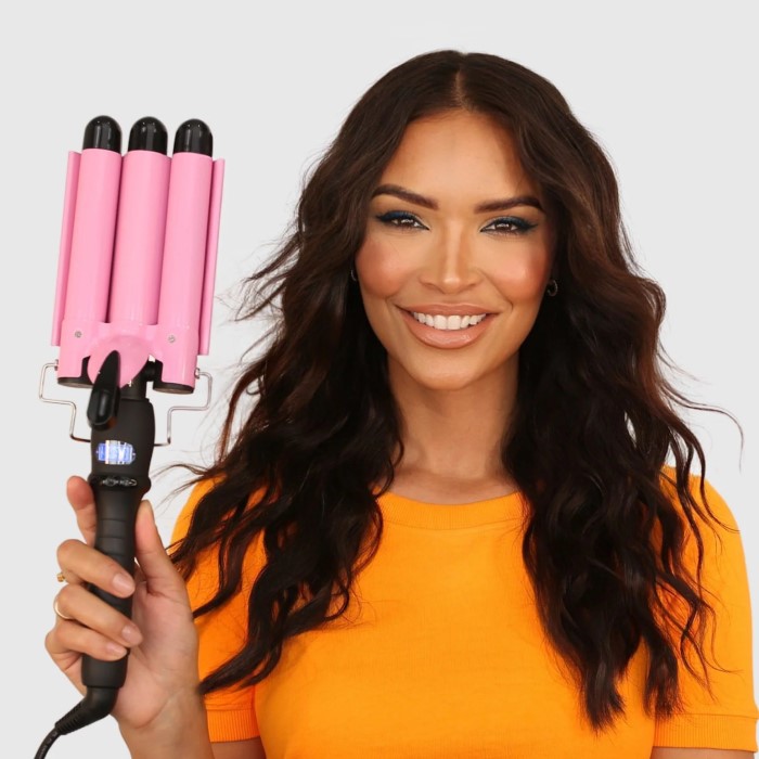 beach wave curling iron
