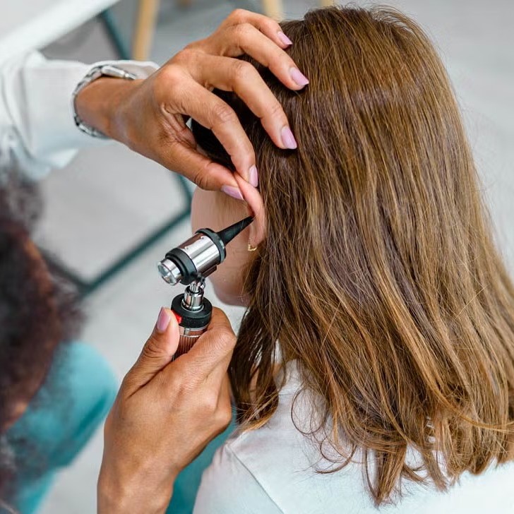 hair dryer ear infection