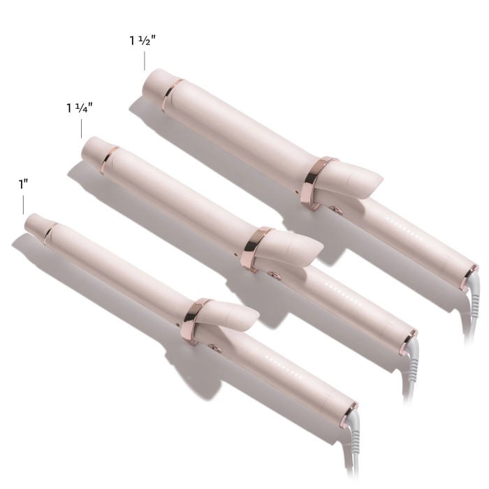 curling iron sizes