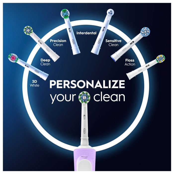 compare oral b electric toothbrushes