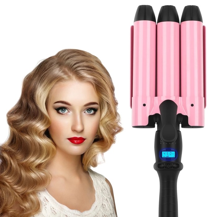 beach wave curling iron