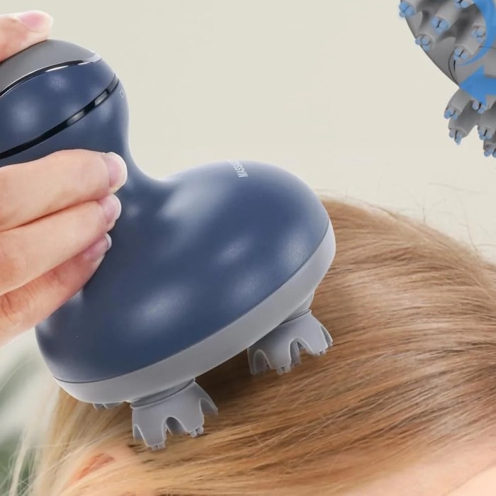 electric scalp massager for hair growth
