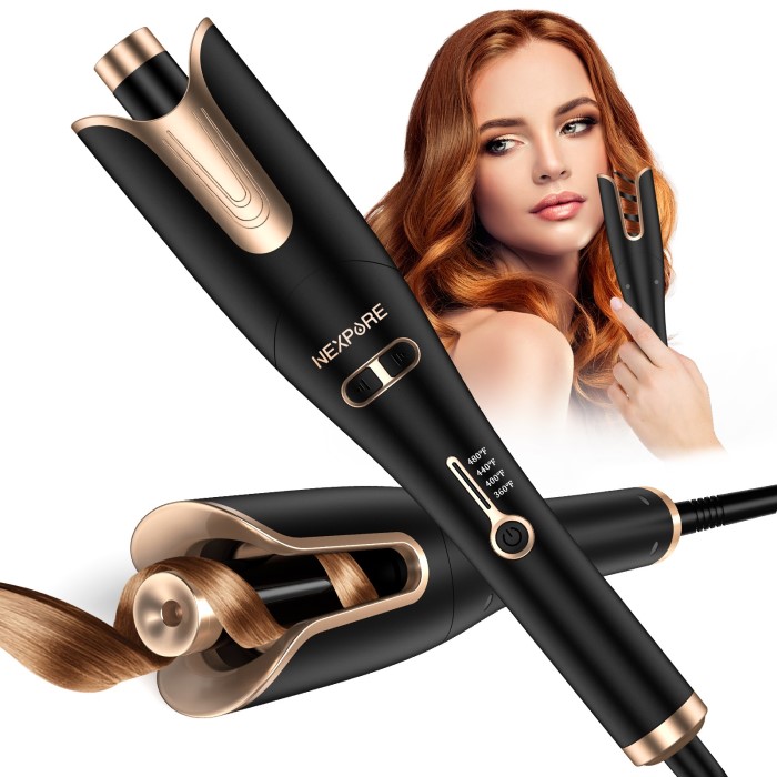 rotating curling iron