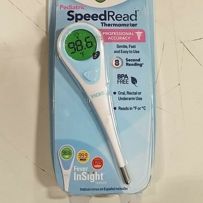 vicks speedread digital thermometer