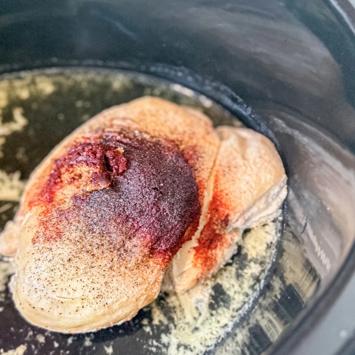 can i put frozen chicken in the crockpot