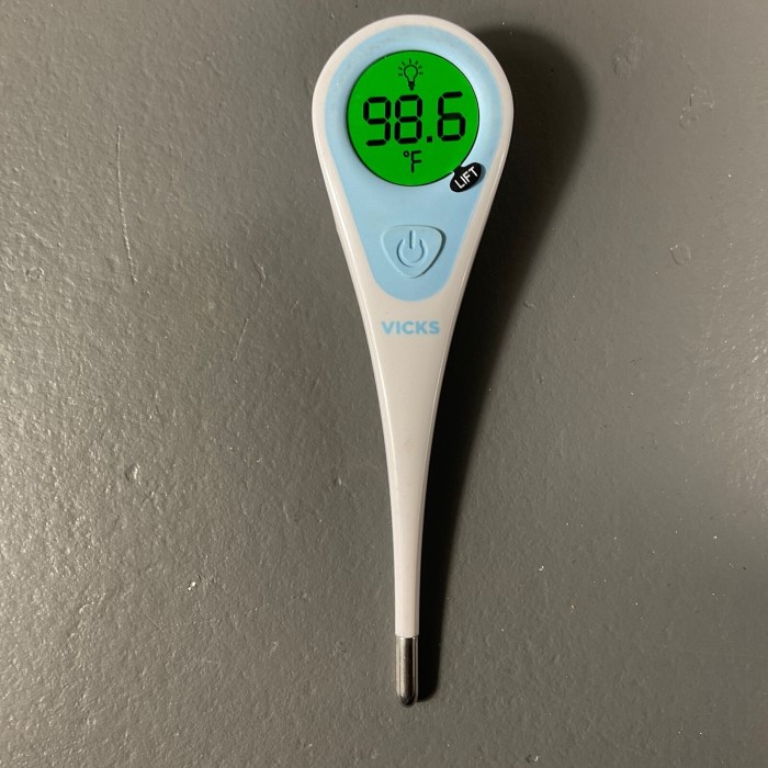 vicks speedread digital thermometer