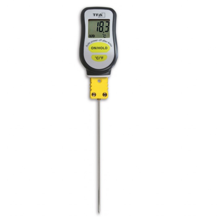 digital thermometer with probe