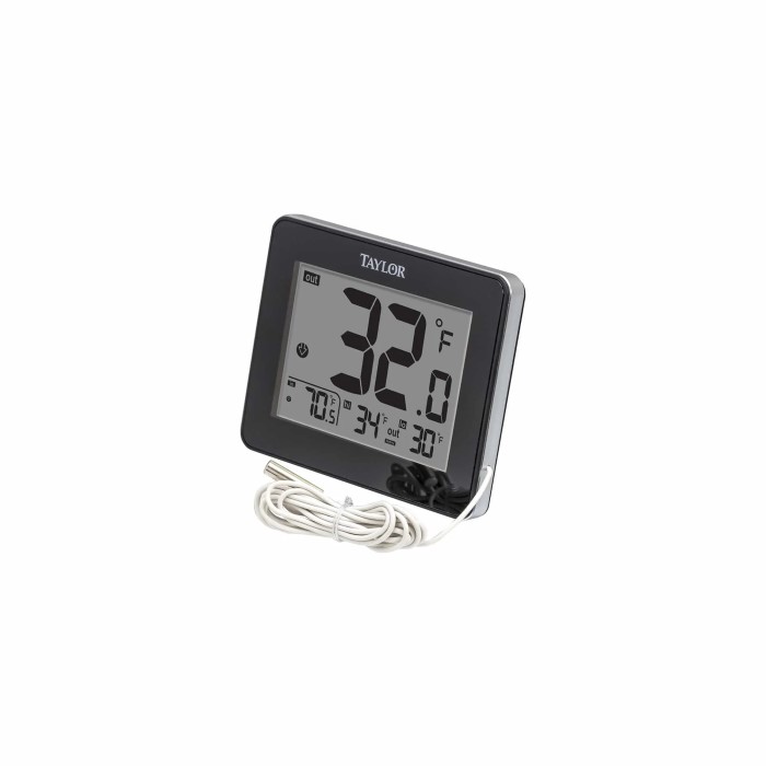 digital outdoor thermometer