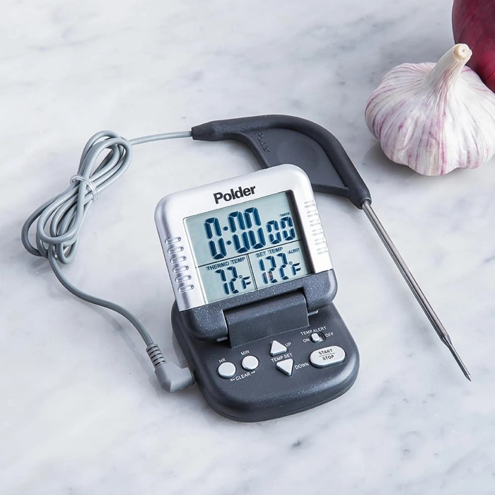 digital thermometer with probe