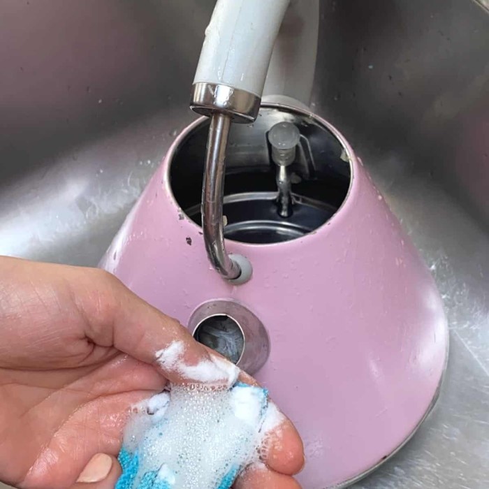 how to clean electric kettle