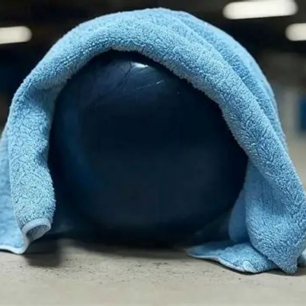 clean a bowling ball